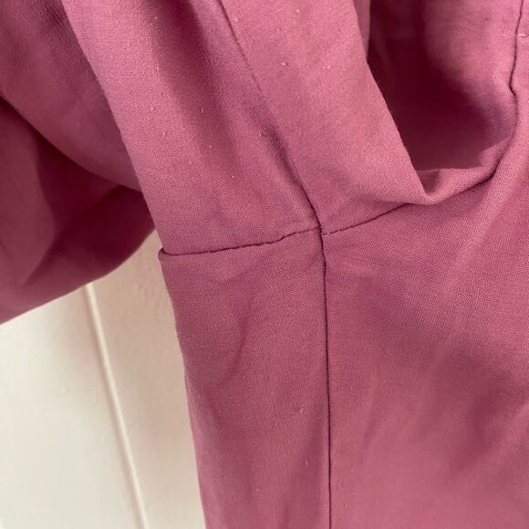 SNDYS Hills Wide Leg Trouser Pants in Pink Size Small Gently Used - Picture 6 of 7